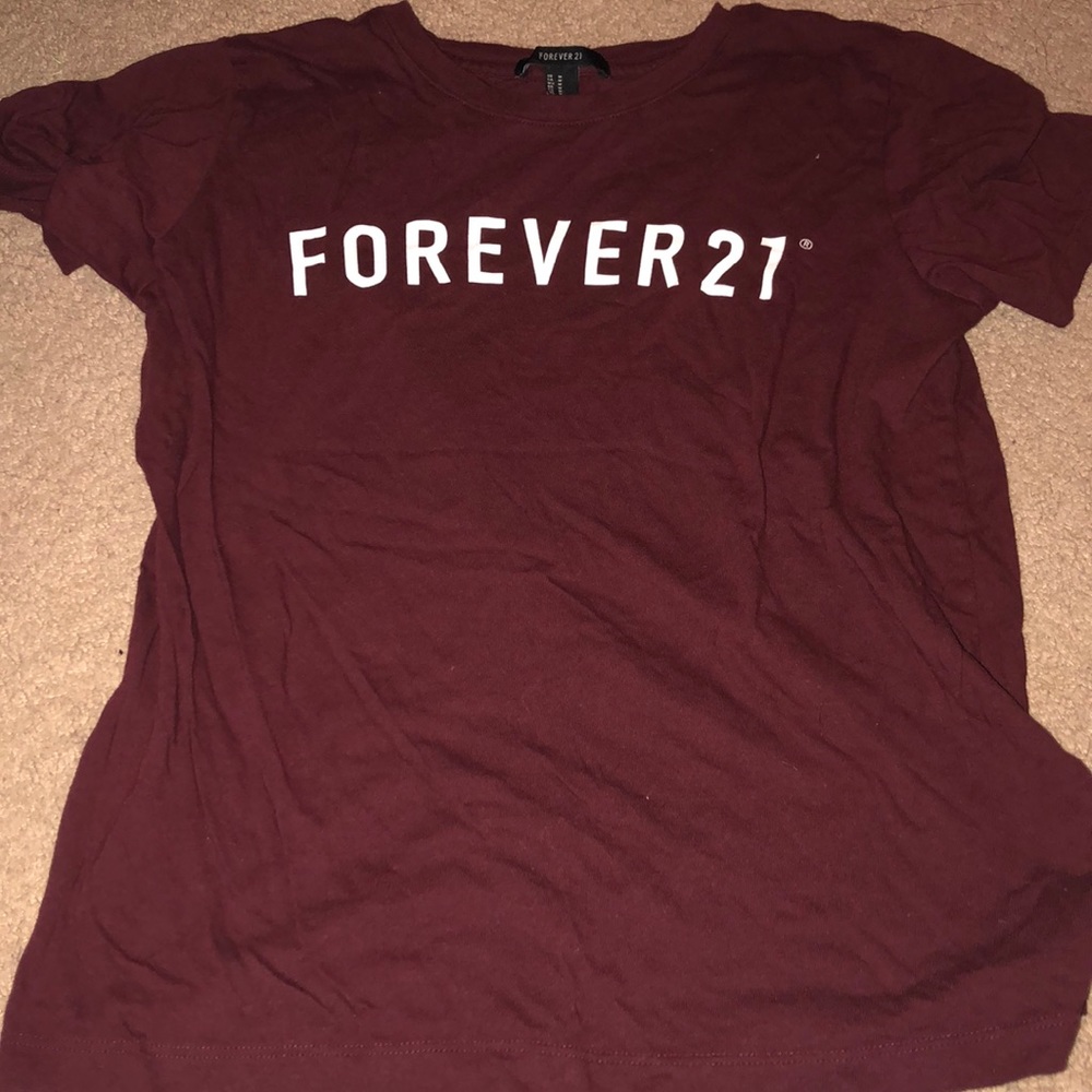 Forever 21 Maroon shirt